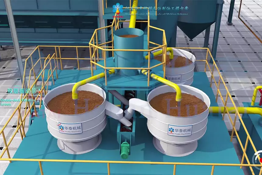 Crude Palm Oil Clarification Process in Production