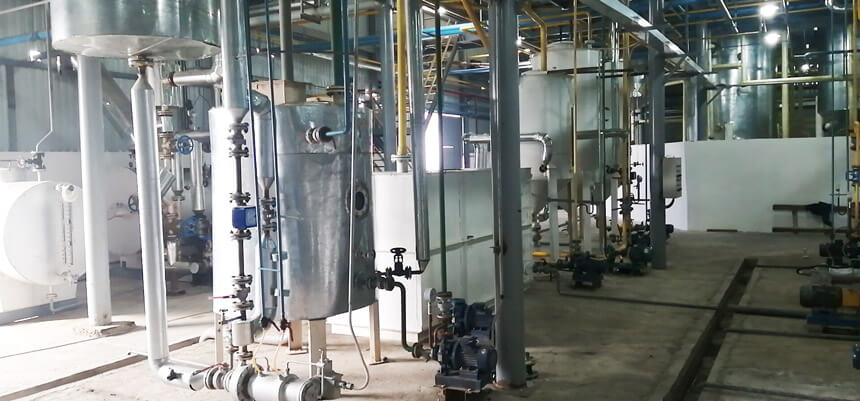 Coconut oil fractionation machine