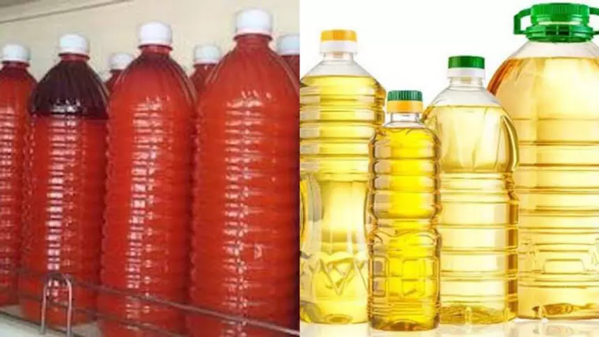 Crude palm oil and refined palm oil