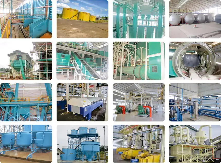 List of palm oil processing equipment