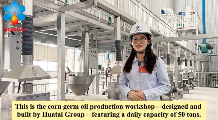 Huatai 50 TPD Corn Germ Oil Processing Plant – A Milestone in Corn Deep Processing