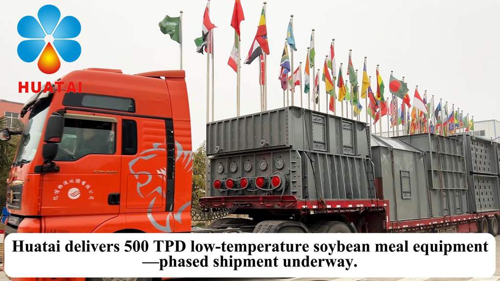 Huatai Delivers 500 TPD Low-Temperature Soybean Meal Line – Preserving Protein for Premium Applications