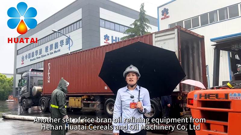 Huatai Rice Bran Oil Refining Line – Shipped to Southeast Asia