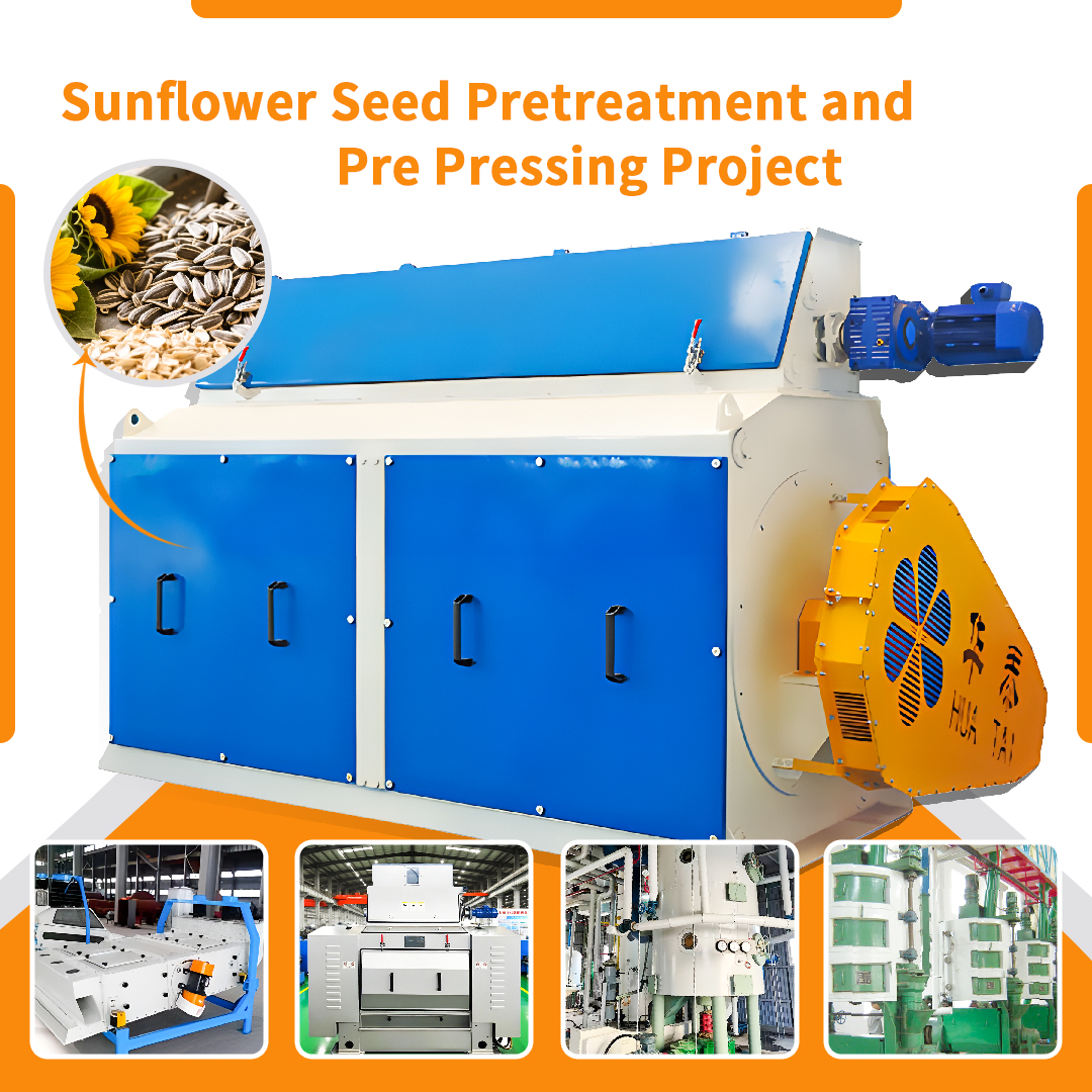 Huatai Sunflower Seed Centrifugal Dehuller – Efficient, Low-Loss, Quiet, Easy to Maintain