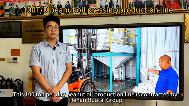 Huatai 100 TPD Peanut Oil Production Line – Complete Turnkey Solution