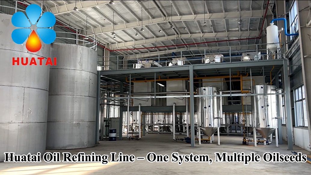 Huatai Universal Edible Oil Refining Line – One System, Multiple Oilseeds