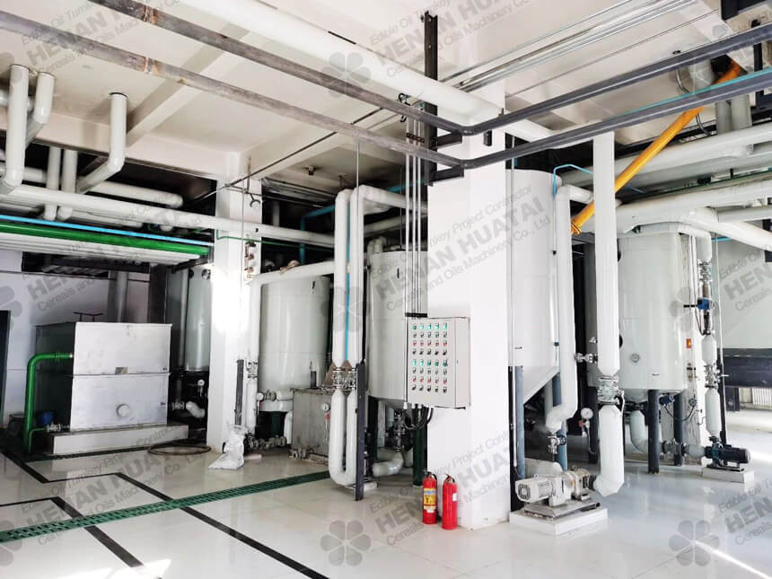 Avocado oil refining plant
