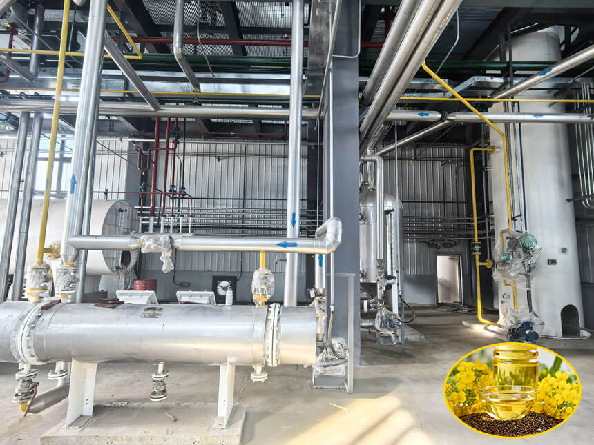 Canola oil solvent extraction process