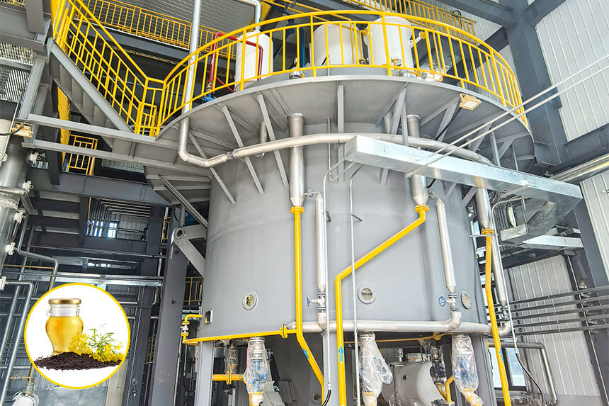 Canola Oil Solvent Extraction Process | Higher Oil Yield