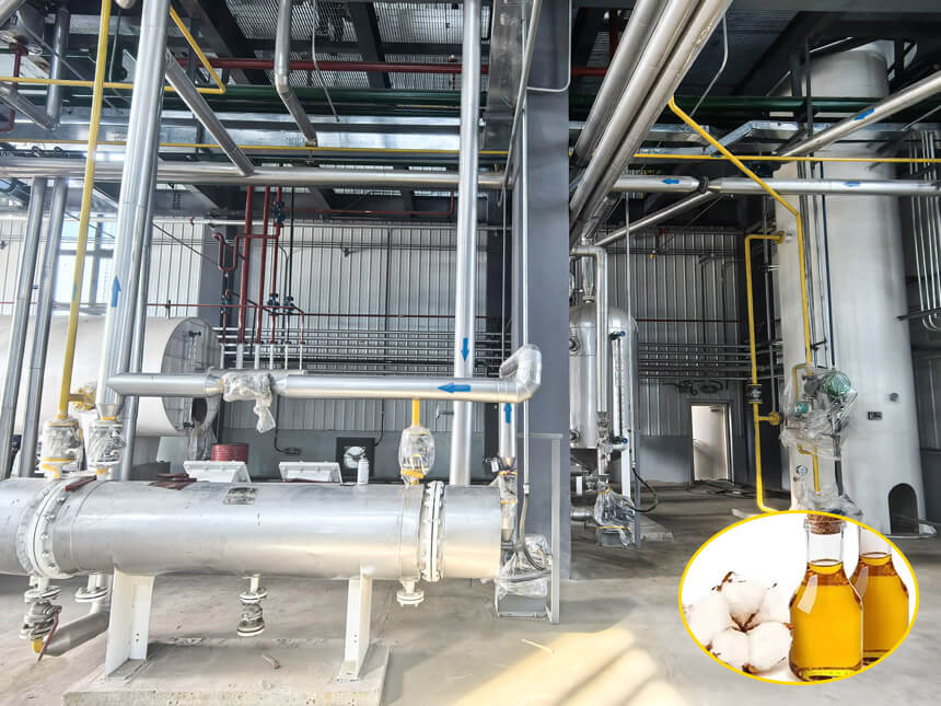 Cotton seed oil solvent extraction plant
