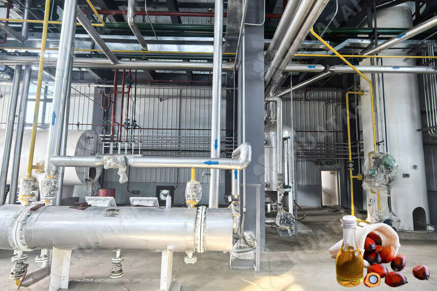 Palm Oil Deodorization Process with Flow Design