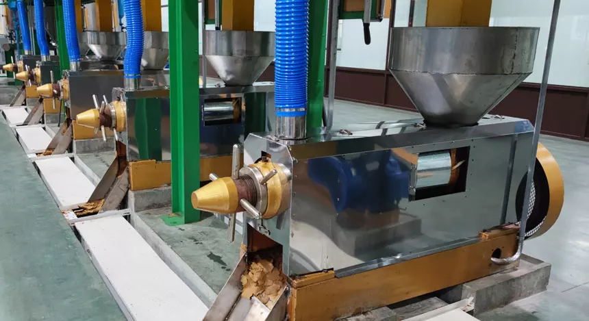 Screw press machine working principle