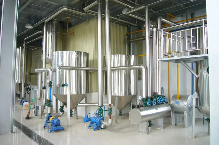 Soybean oil deodorization machine