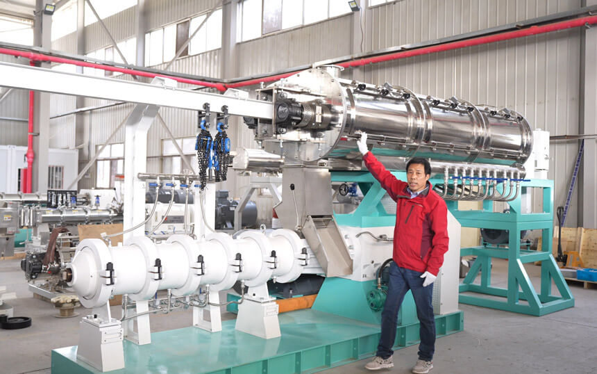 Soybean oil extruder machine