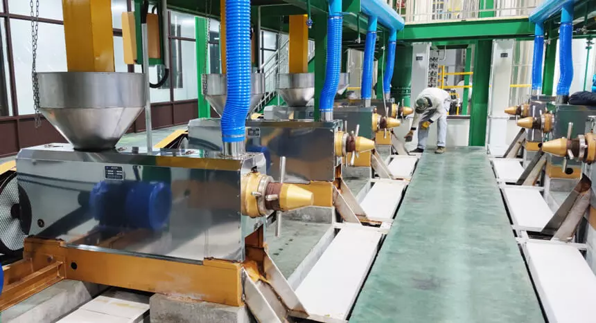 Soybean oil screw press machine