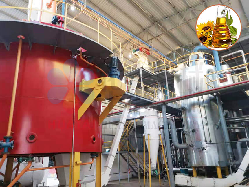 Sunflower oil solvent extraction plant