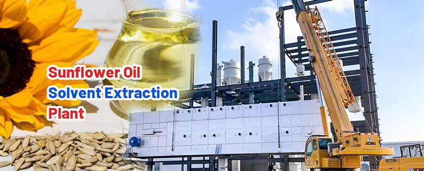 Sunflower oil solvent extraction plant