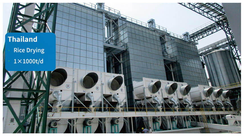 Thailand 1000 TPD rice drying project