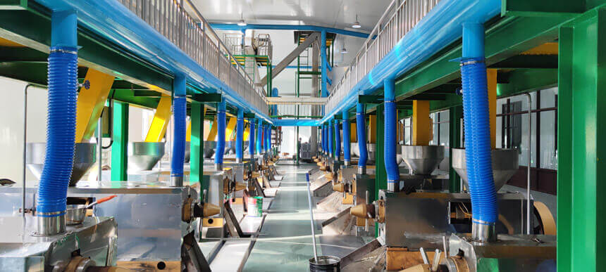 Sesame oil processing plant