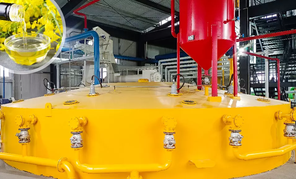 Canola oil production line