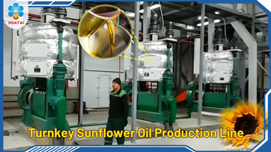 Large-scale Sunflower Oil Production Line in Kazakhstan Video