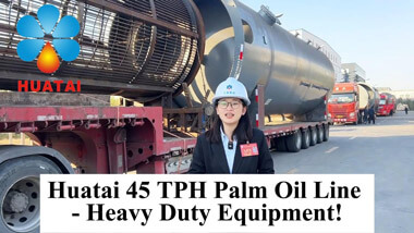 45TPH Palm Fruit Oil Production Line Shipping Video