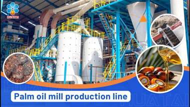 Large Scale Palm Oil Processing Plant Running Video