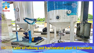 100TPD Palm Oil Refining Plant in Venezuela Video