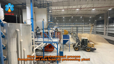 Large-scale Rice Bran Oil Production Turnkey Project Video