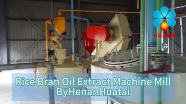 Rice Bran Oil Solvent Extraction Plant Inside Video