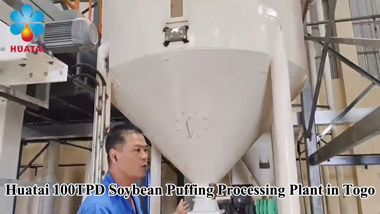 100TPD Soybean Extruding Processing Plant Video