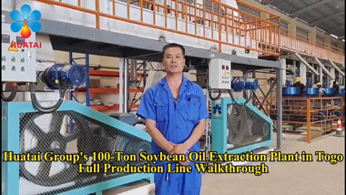 100 Ton Soybean Oil Extraction Plant in Togo Video
