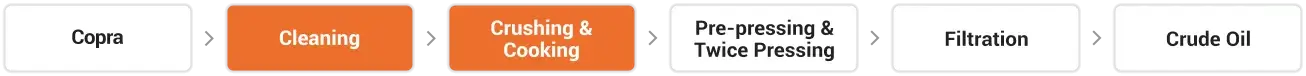 Copra Oil Processing Steps