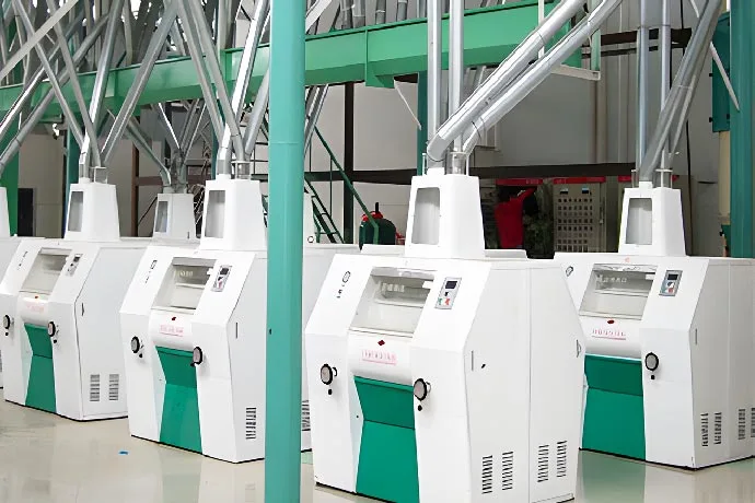 Wheat flour milling process