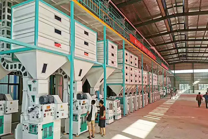 300 ton rice mill production line