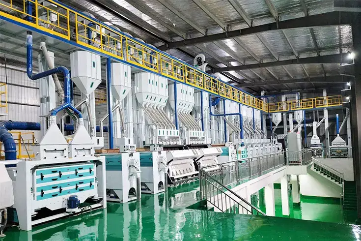 Henan Huatai Group rice milling process