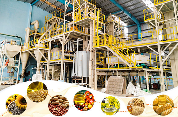 Edible oil production line